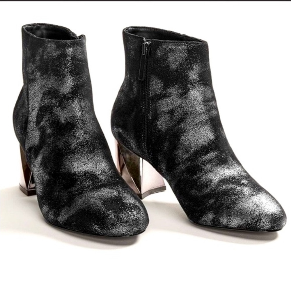 Kendall + Kylie Ankle Metallic Booties